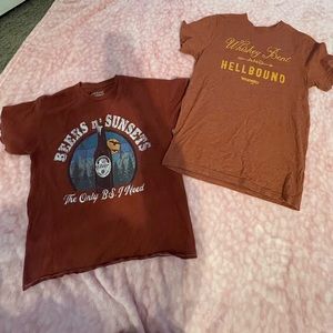 2 pack western inspired t shirts!! purchased separately, selling together!